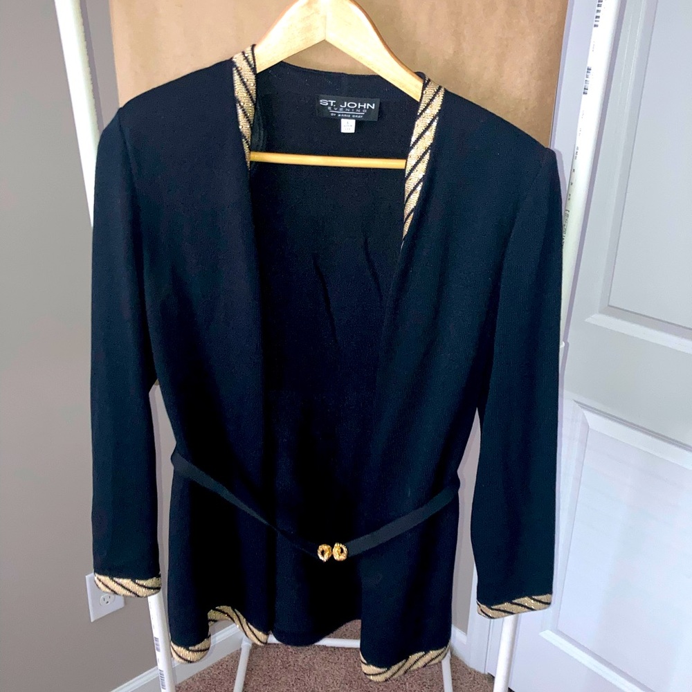St John Evening by Marie Gray Vintage Sweater and Skirt Set